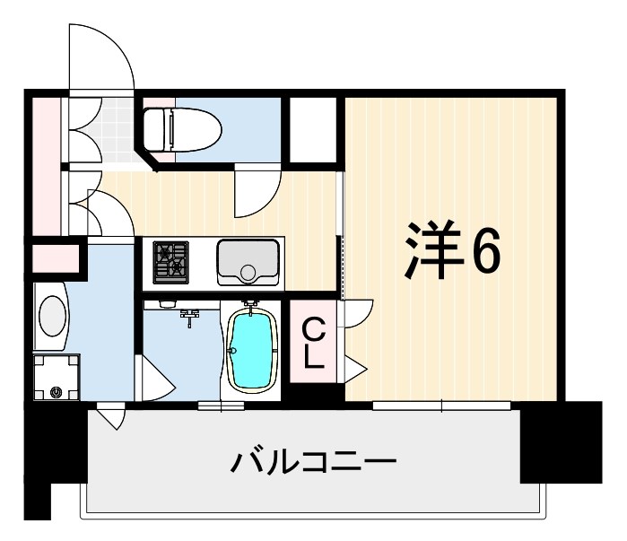 レオンコンフォート神戸山手通の間取り写真