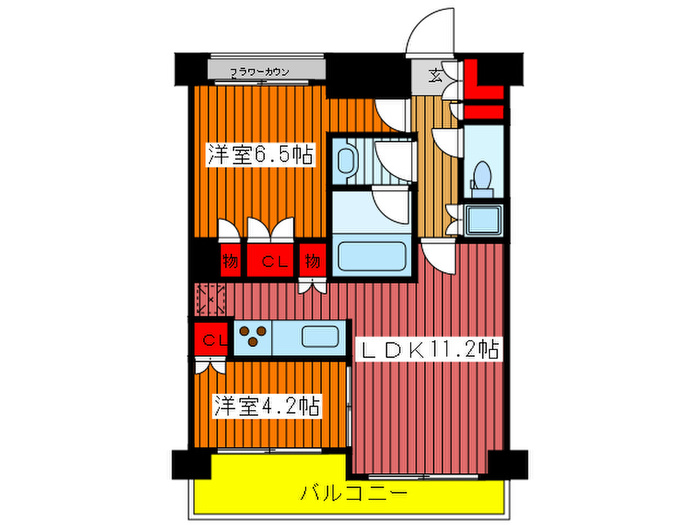ParkAxis東十条の間取り写真