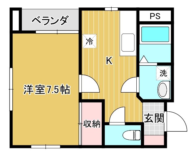 コーポ フォレットの間取り写真