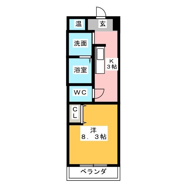 シティフラット中村の間取り写真