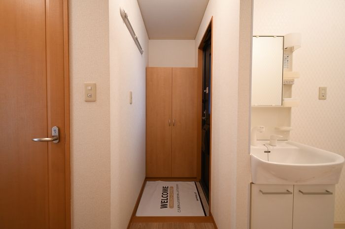 玄関　落ち着いた玄関です