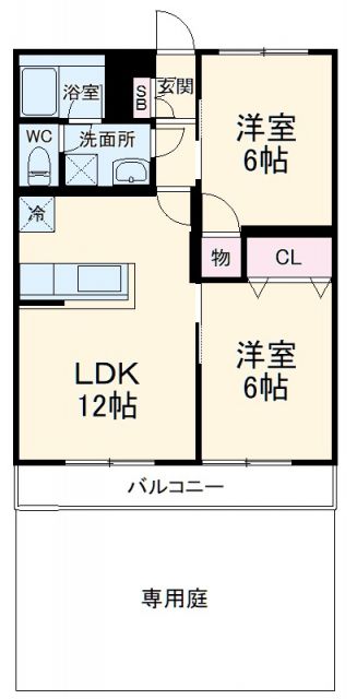 清和ハイツの間取り写真