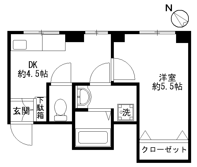 友井ビルの間取り