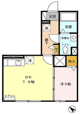 プレステージ南通の間取り