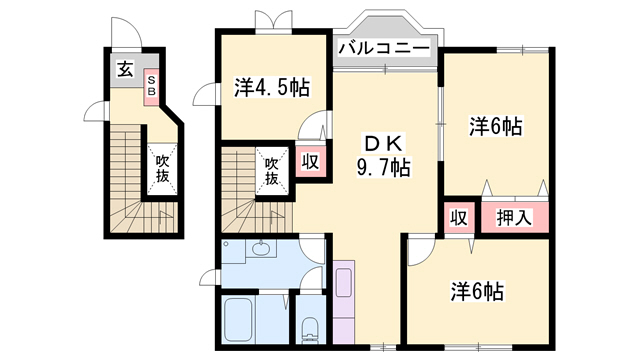 カーペンターIIの間取り