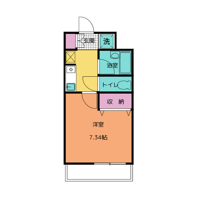 高島屋マンションIIの間取り