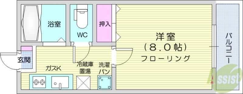 ブライトンハウス２の間取り