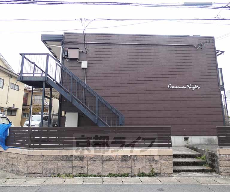 京都市北区大宮西総門口町のアパートの建物外観