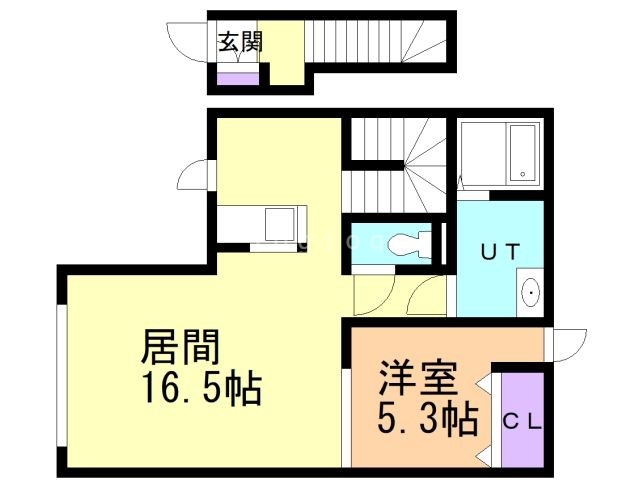 ラトゥール桔梗の間取り