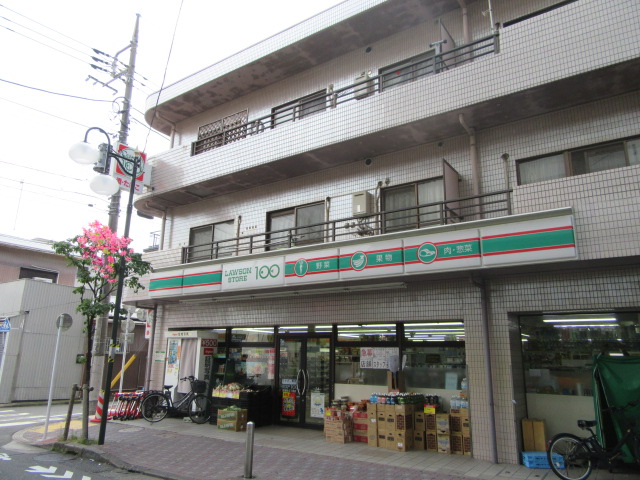 コンビニ　ローソンストア100西蒲田4丁目店（コンビニ）まで168m