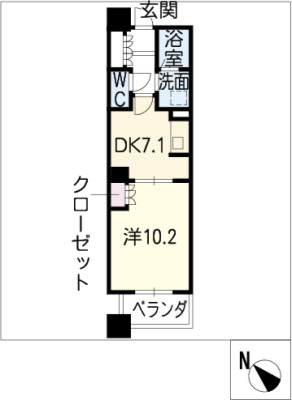 【パークアクシス白壁の間取り】