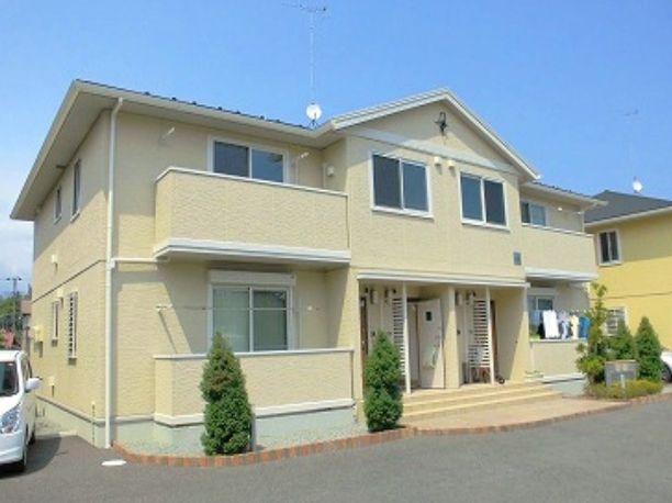 建物外観　ネット無料。リヴェールA棟の外観です