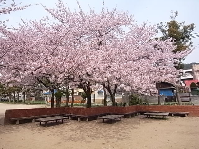 【アクアプレイス新神戸駅前の公園】