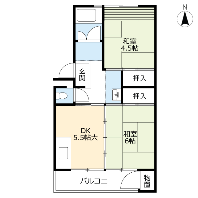 ＵＲ志徳の間取り