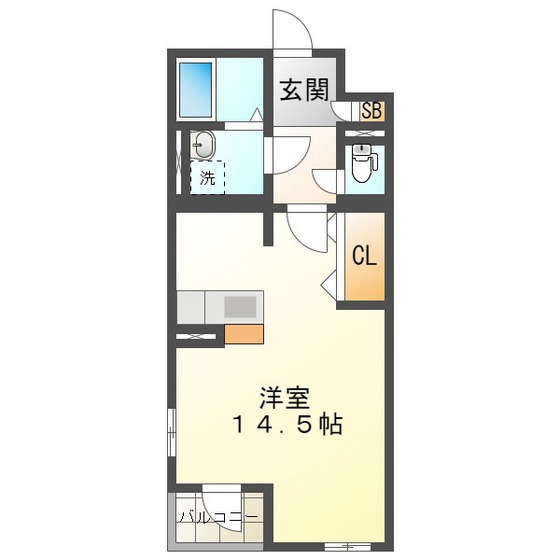 仮称）四日市元町マンションの間取り