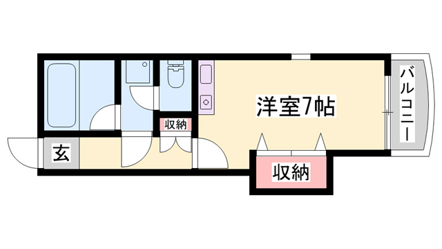 リゾティ城南の間取り