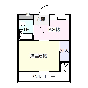 大嶽マンションの間取り