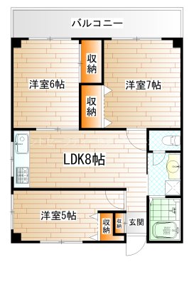 マキシム社ノ木の間取り