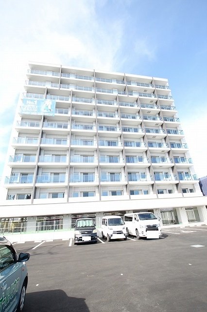 広島市西区福島町のマンションの建物外観