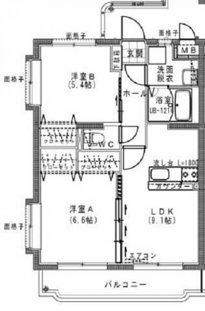 ユーミー西町の間取り