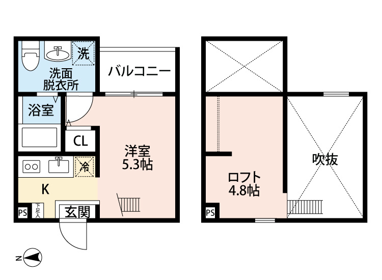 ヒルズ古出来の間取り