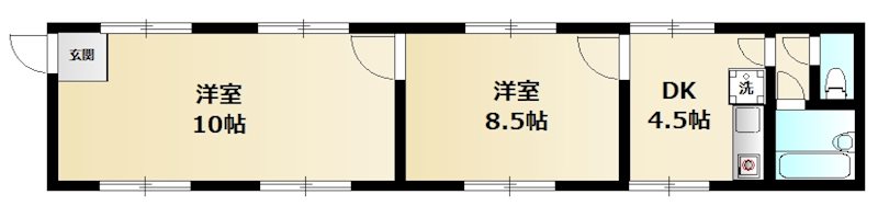 プライム東長崎の間取り