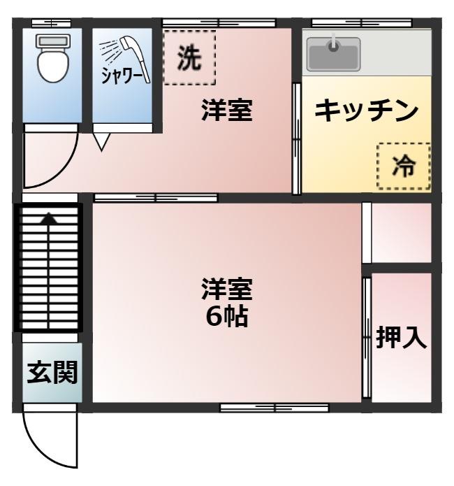 サンヒル南棟の間取り