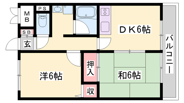 ウエストヒルズの間取り