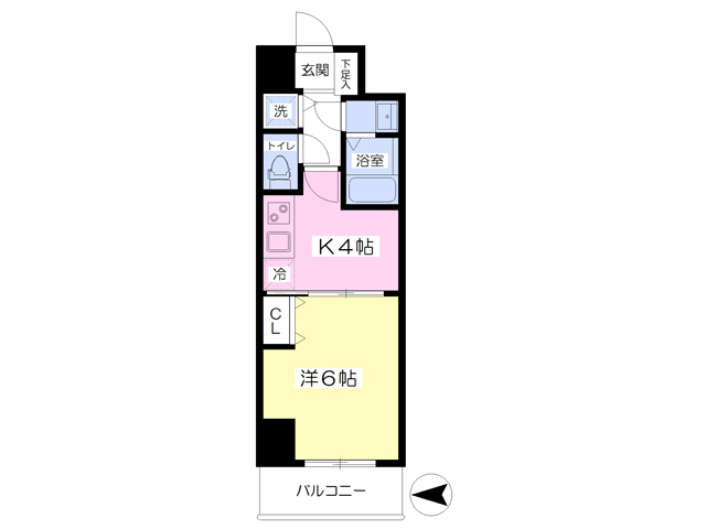 ノーブルコート堺筋本町の間取り