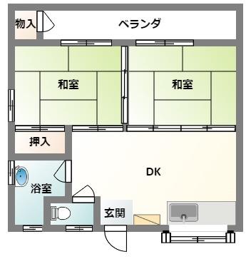 メゾン国ＩＩの間取り