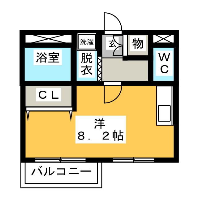 エスポアファ－ストIIの間取り