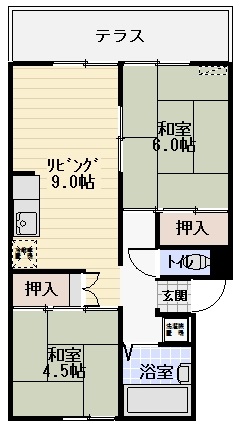 ホワイトプレジールの間取り