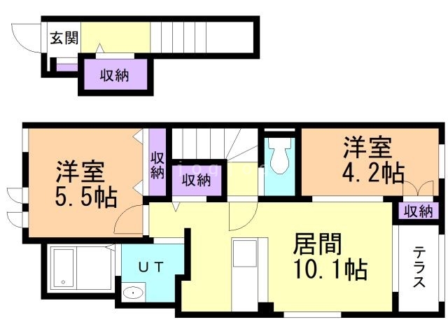 グランブールの間取り