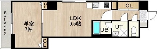 CITY SPIRE浜大津駅前の間取り