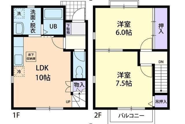 秩父郡横瀬町大字横瀬のアパートの間取り