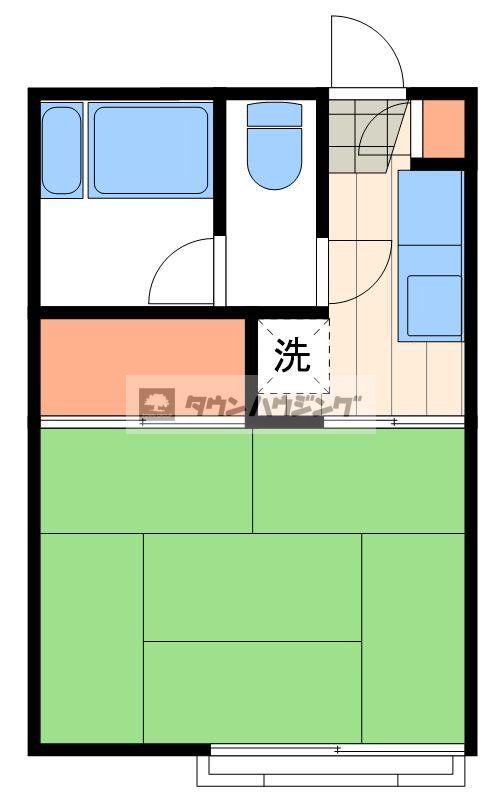 江東区大島のアパートの間取り