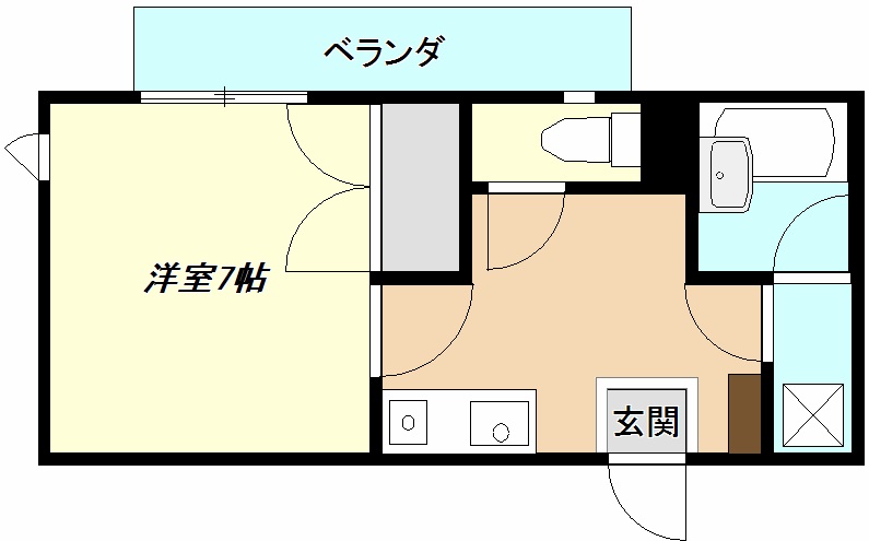 アメニティ―シャテロの間取り