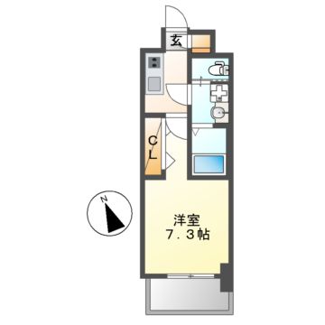 S-RESIDENCE名駅南の間取り