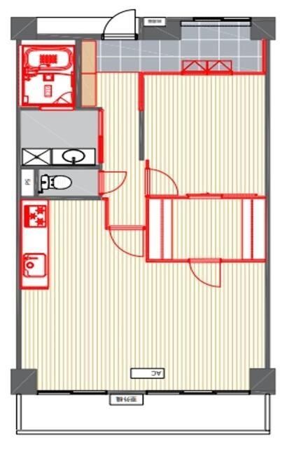 横浜市青葉区市ケ尾町のマンションの間取り