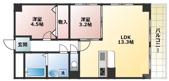 プラザ新大阪の間取り