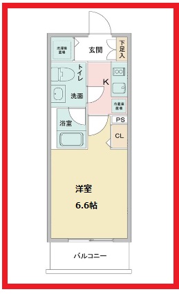 【ラドゥセールお花茶屋IIの間取り】