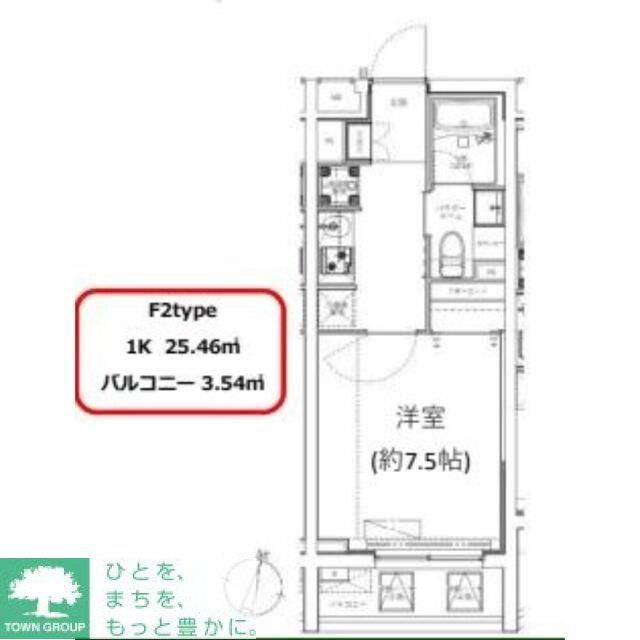 ジェノヴィア学芸大学の間取り