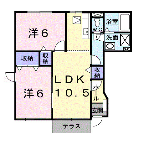 ヴィオレット貴志Iの間取り