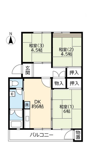 ＵＲ新多聞の間取り