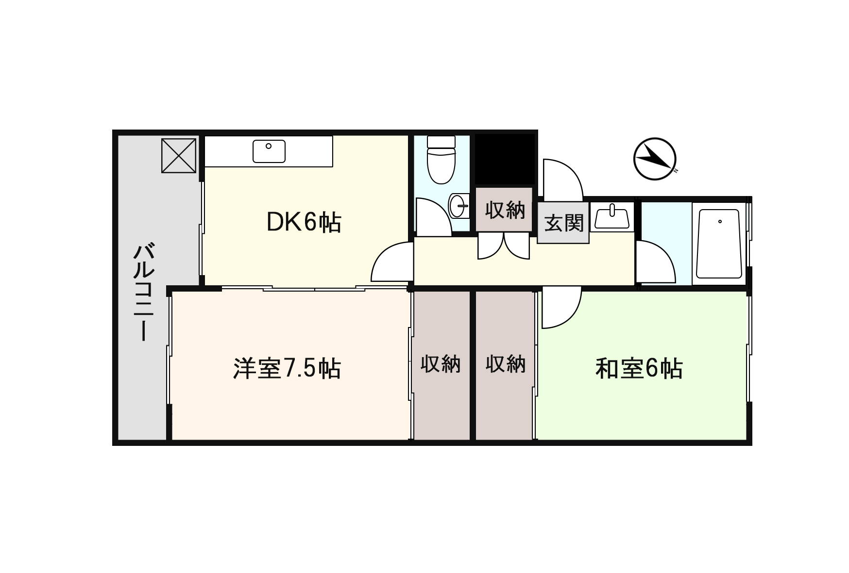 アシスト沼津マンションの間取り