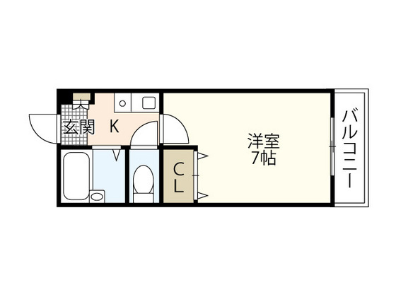 コーポＮＳＲの間取り