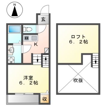 アイビー北原の間取り