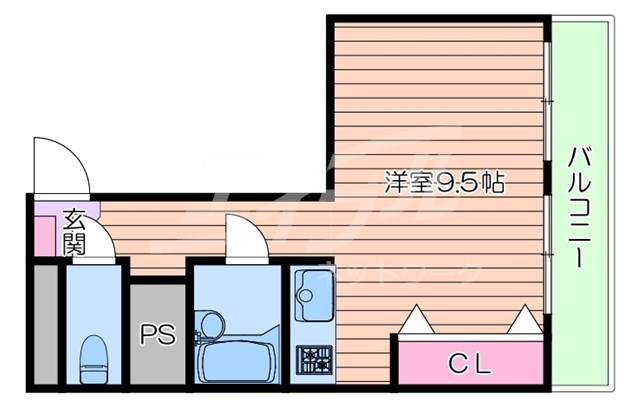 シャトー若杉の間取り