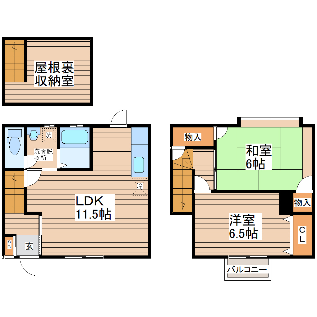 【ファインテラスの間取り】