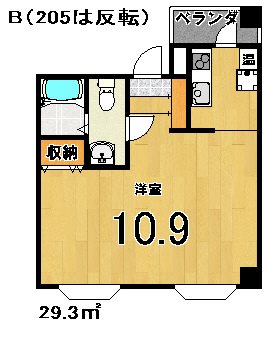 フルフィルたかのの間取り